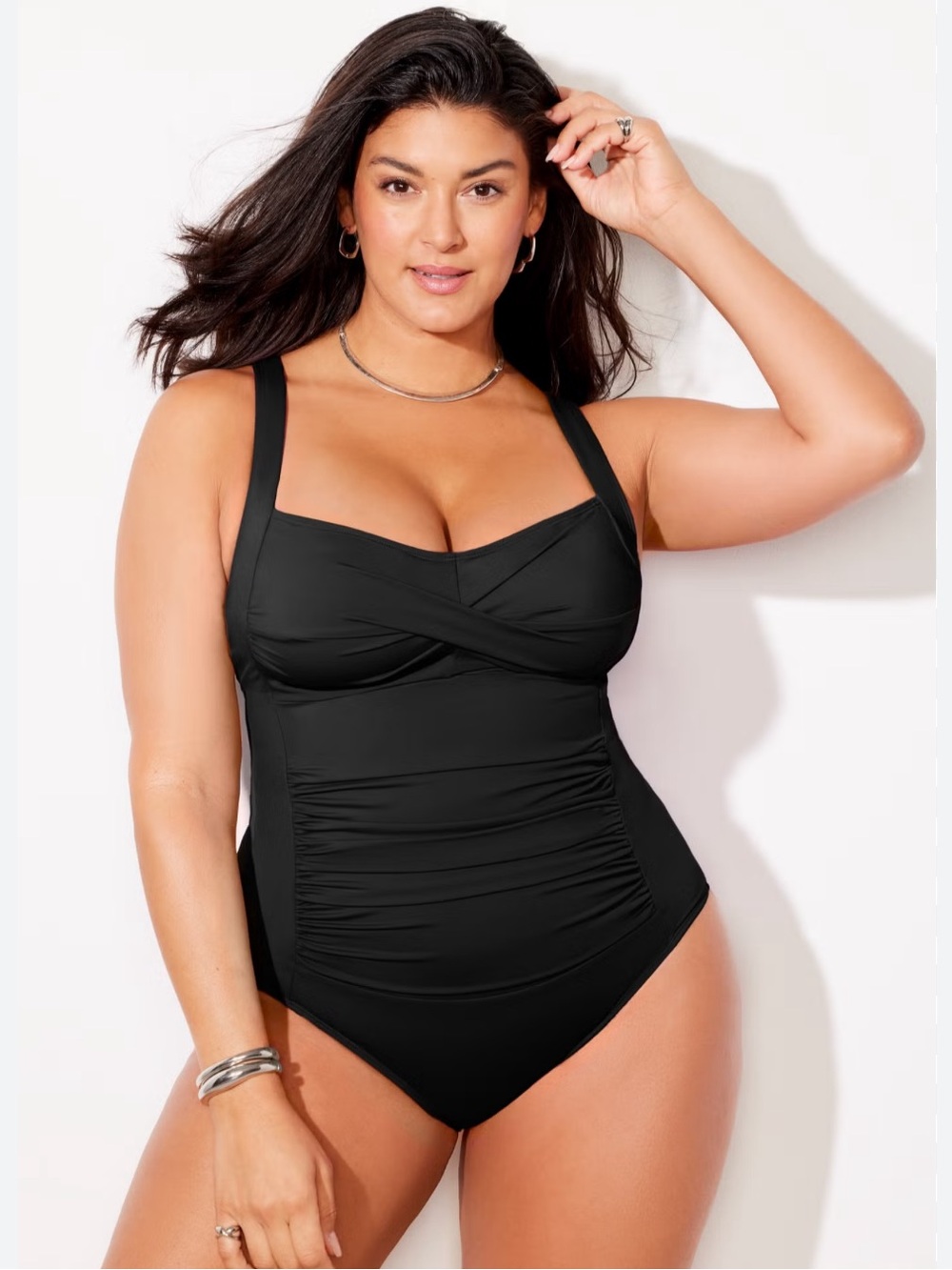 Betsey Johnson 1pc Bandeau Swimsuit